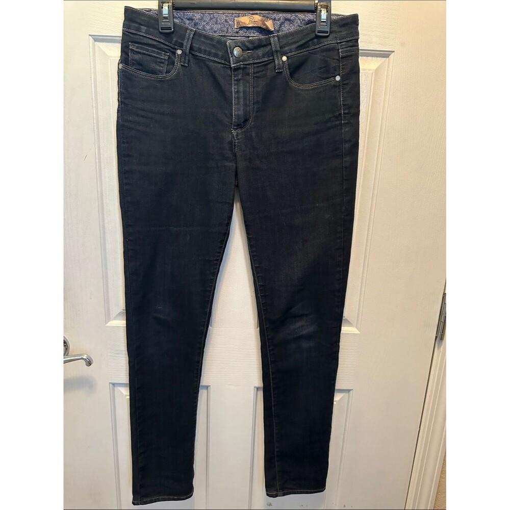 PAIGE Women's Premium Denim Skinny Jeans in Dark Wash Size 30